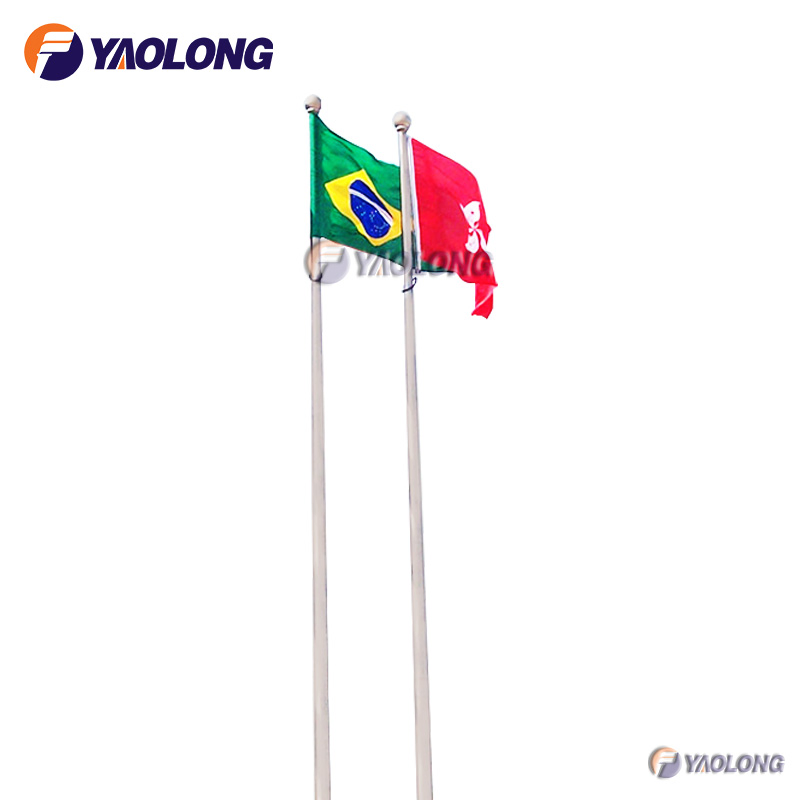 304 304L 316L Stainless Steel Wind Drive Flag Pole Stand for Stadium