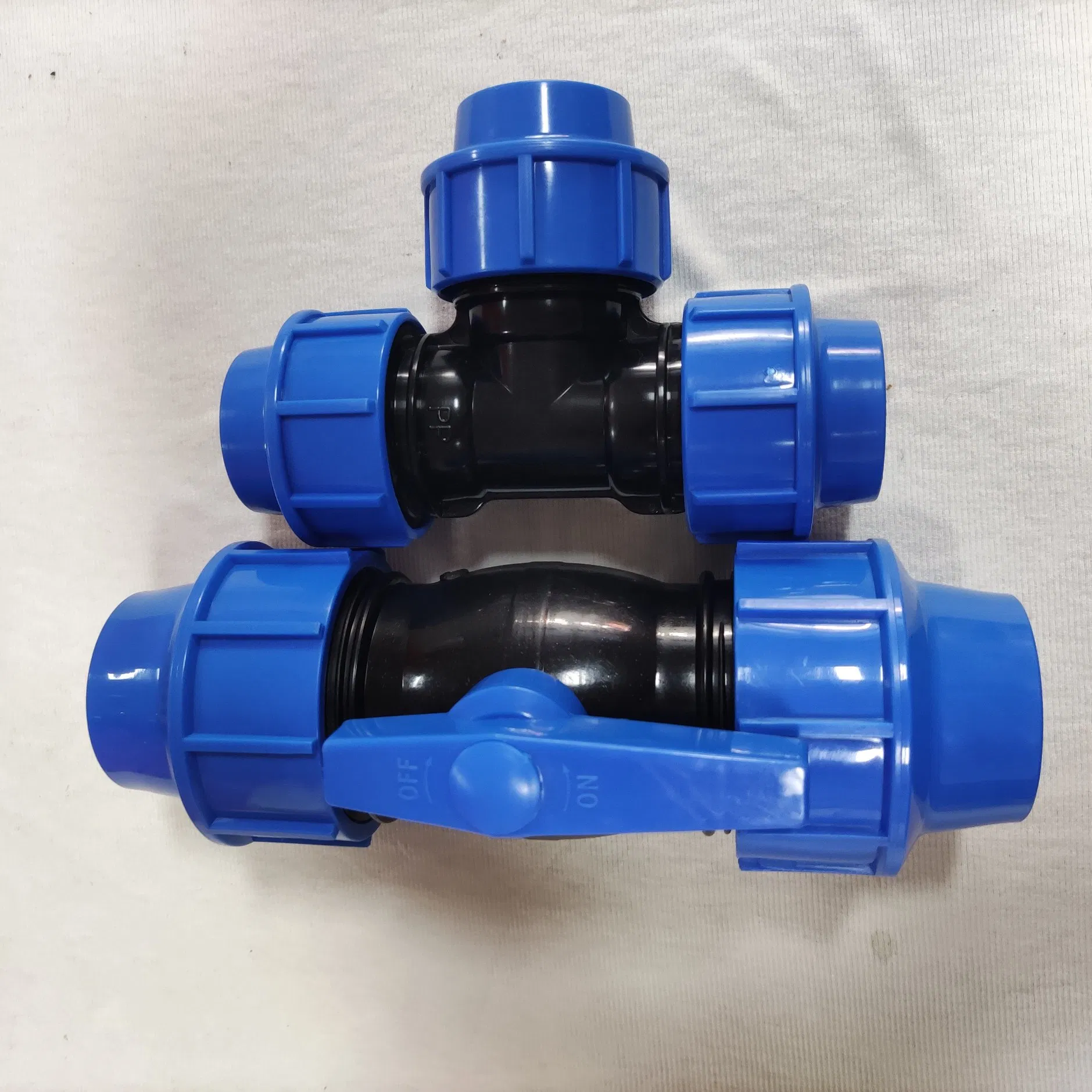 Irrigation PE100 Pipe Fittings 20-110mm Elbow PP HDPE Compression Fittings