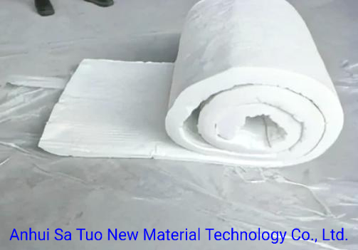 High Temperature Insulation Aluminum Silicate Needle Blanket/Felt for Industrial Pipe