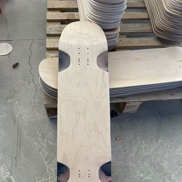 Canadian Maple Veneer Plain Colors for Skateboards and Longboards