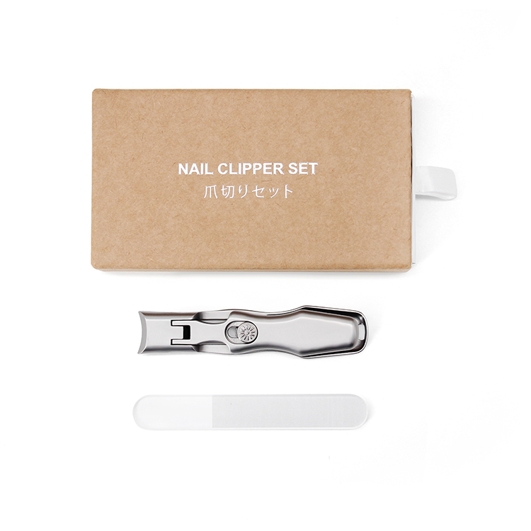 Personal Care Straight Jaw Toe Finger Nail Clipper with 1PC Manicure File