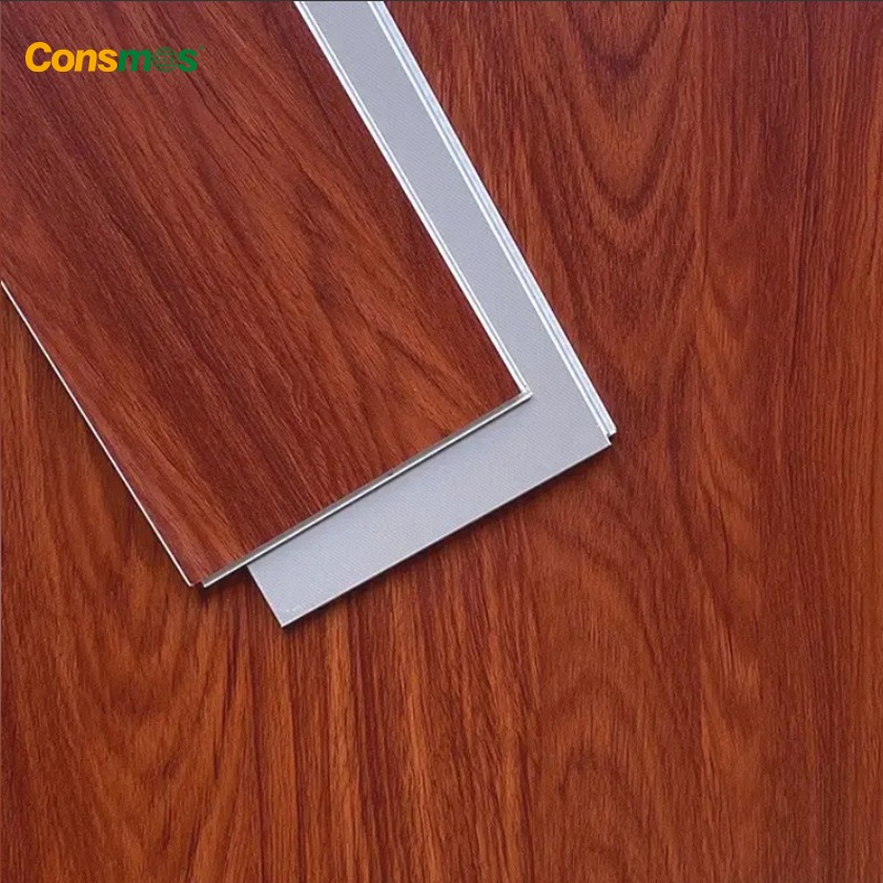 4mm 5mm 6mm 7mm 8mm Wood Grain Piso Vinilico Spc Click Interlocking Flooring Tiles Vinyl Plank Floor