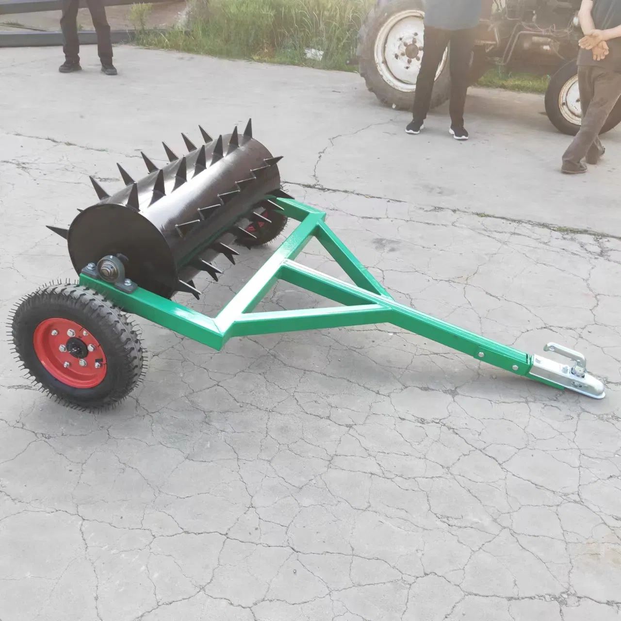Lawn Spike Aerator Tow Behind Aerator with Wheels
