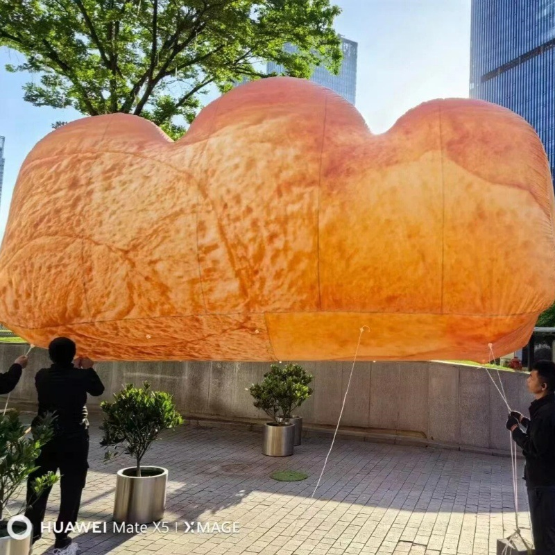 Vibrant Inflatable Bread Decorations for Festive Events and Parties