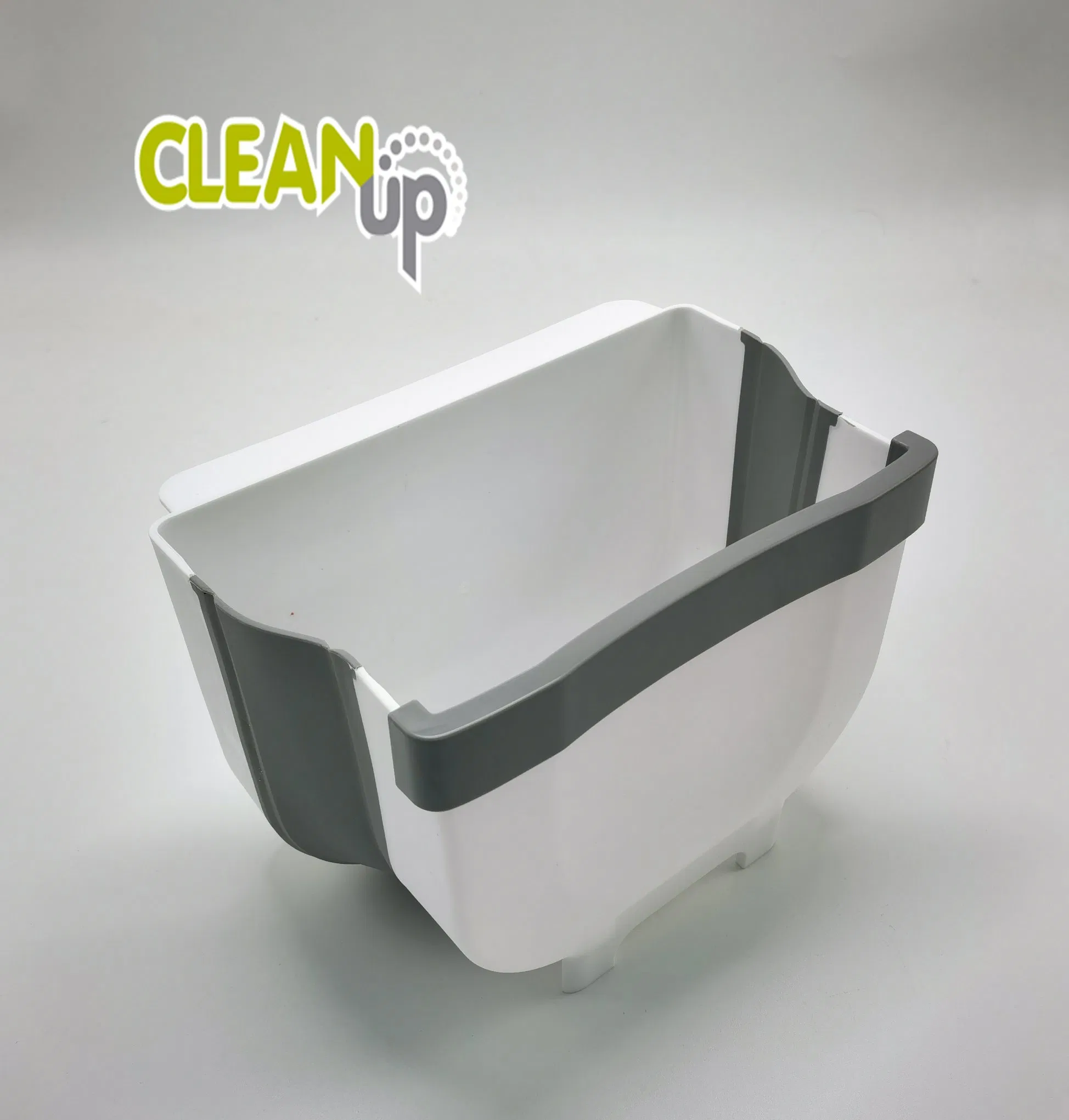 Kitchen Collapsible Trash Can Hanging Household Wall-Mounted Folding Storage Bin Cabinet Door Kitchen Waste Garbage Bin Toilet