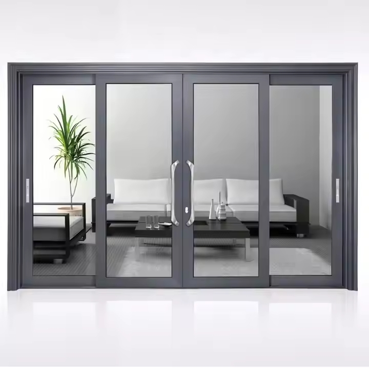 Sliding Door Exterior Farmhouse Bedrooms Villas Aluminum Alloy Sliding Door