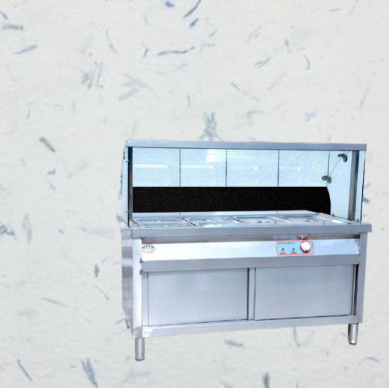 Luxury Commercial Food Warmer Display Showcase Cabinet with 3 Layers