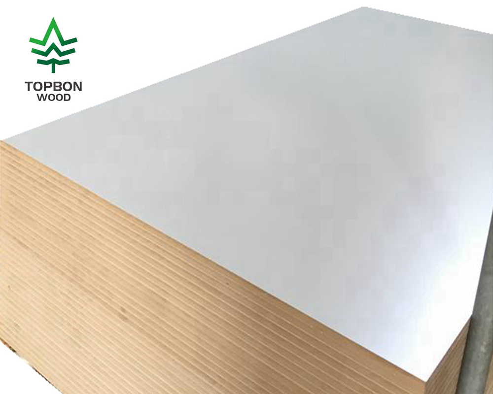 White Color Melamine MDF Furniture Grade