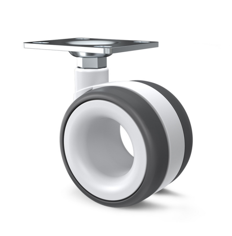 Hollow Core Swivel Caster Wheel for Furniture, Beauty Cart & Medical Use