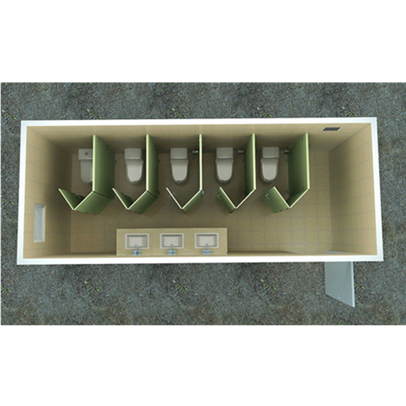 Knock Down Module Casas De Camping Bathroom Portable Toilet Container