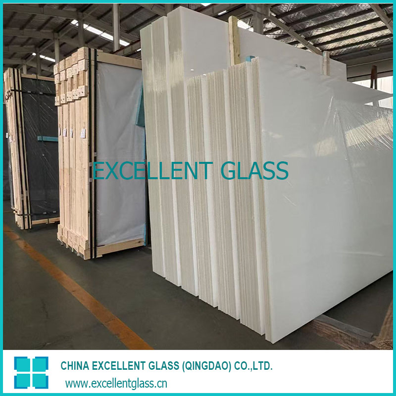 Black Painted Glass/White Painted Glass/Customized Size Glass