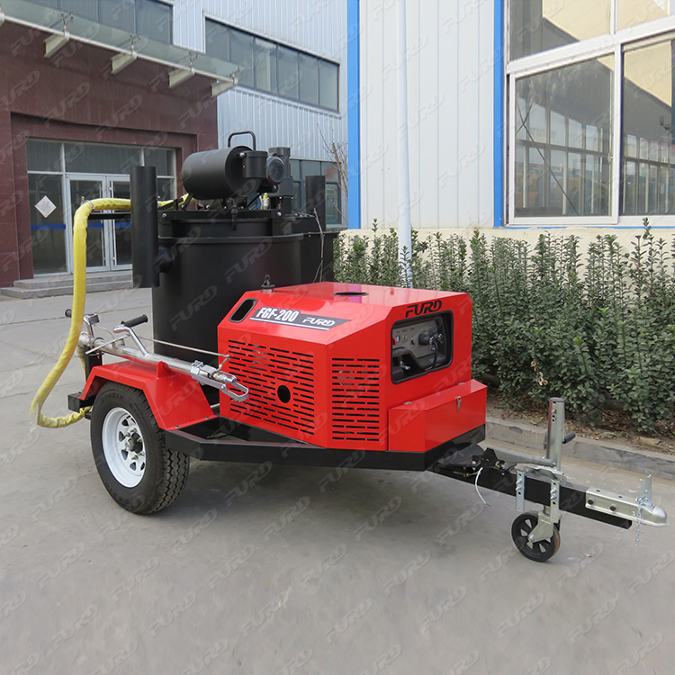 200L Hot Melt Kettle Crack Filling Machine Mini Concrete Asphalt Road Pavement Crack Sealing Machine Fgf-200