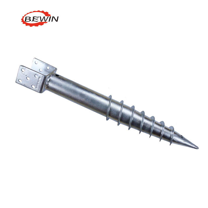 Грунтовые анкеры для столбов забора BEWIN