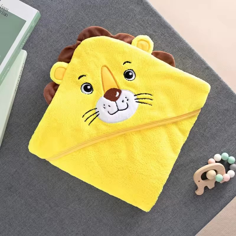 Kids Bath Towel Lovely Hooded Blanket