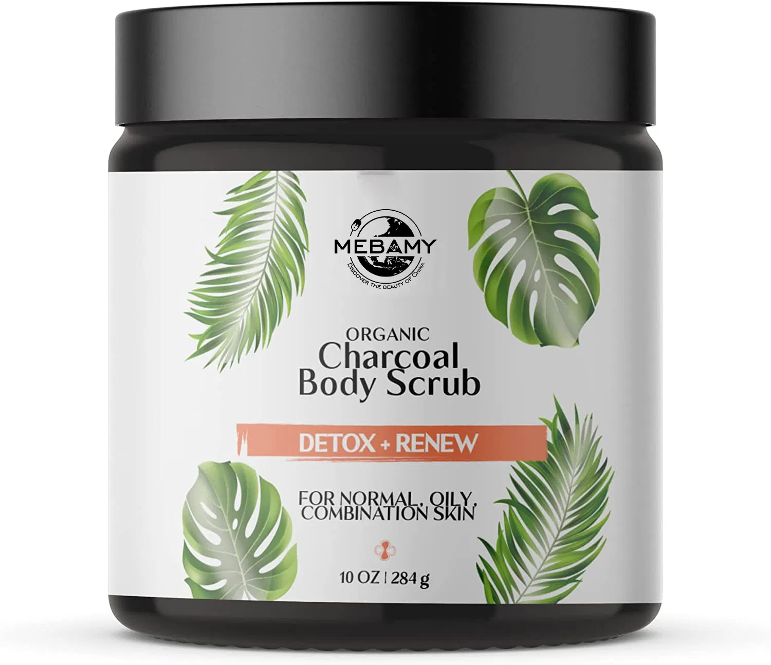 Organic Activated Charcoal Body Scrub for Silky Smooth Skin