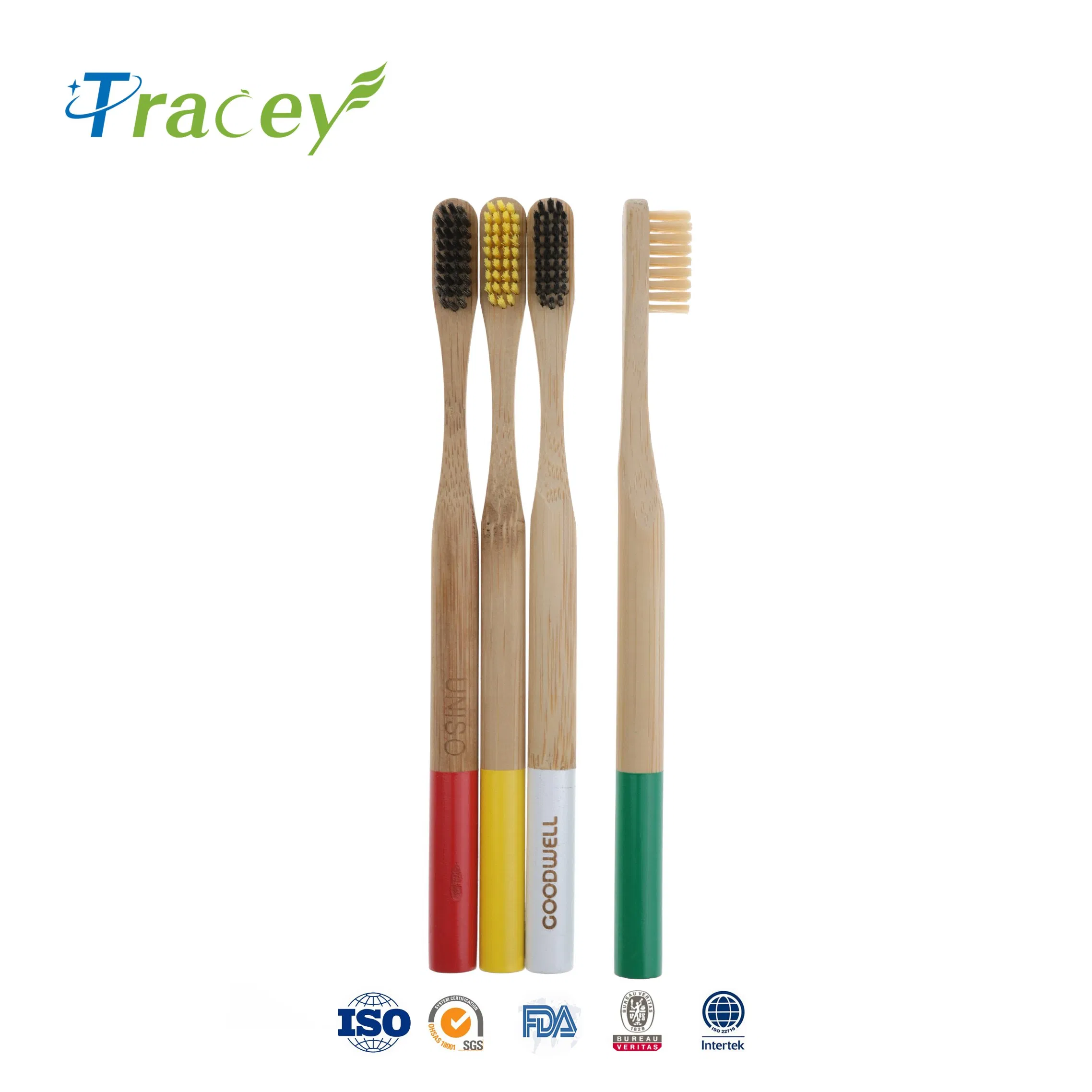 Customized OEM Bamboo Toothbrush for Teeth Cleaning Oral Care Eco-Friendly
