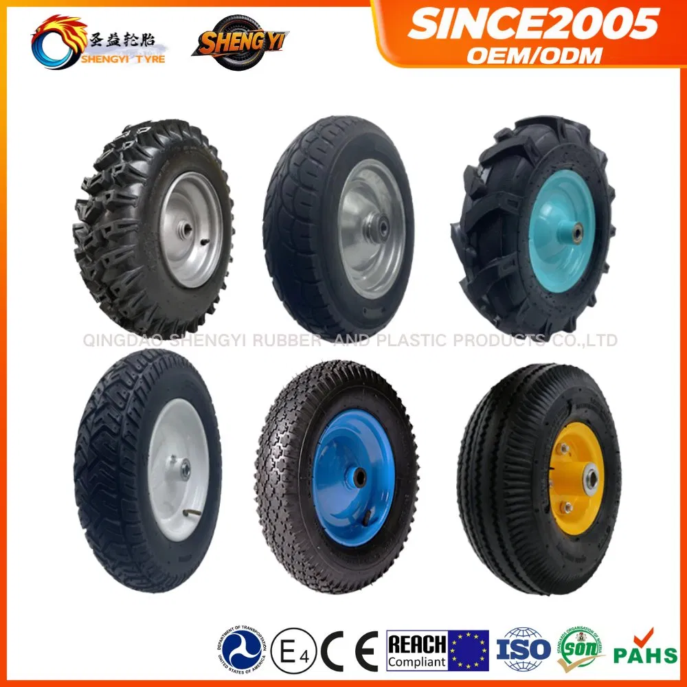 Customizable 6 8 9 10 12 13 14 16 Inch Pneumatic Rubber Wheel Tires for Wheelbarrow Tool Cart Wheel