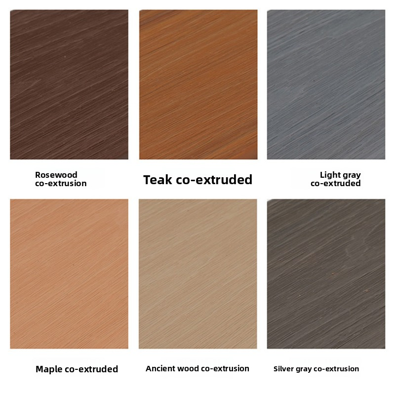 Modern 3D Waterproof Interlocking Decking Tile DIY Click Square WPC Wood Outdoor Flooring for Backyard Swimming