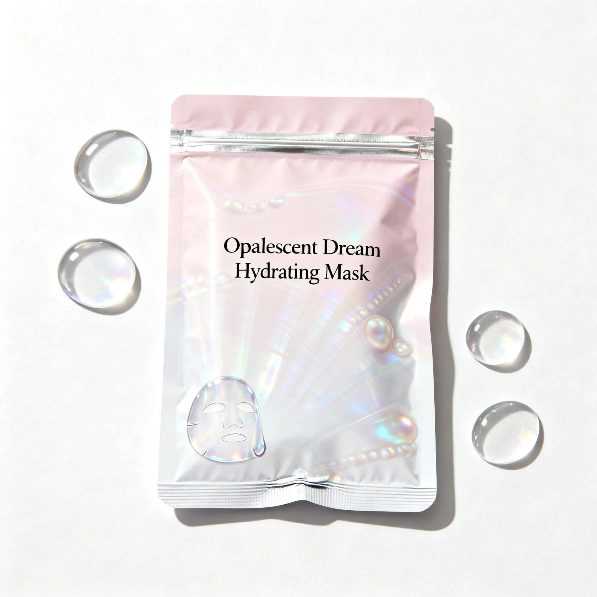 Pure Organic Glutathione and Green Tea Antioxidant Face Mask for Environmental Protection and Skin Lightening
