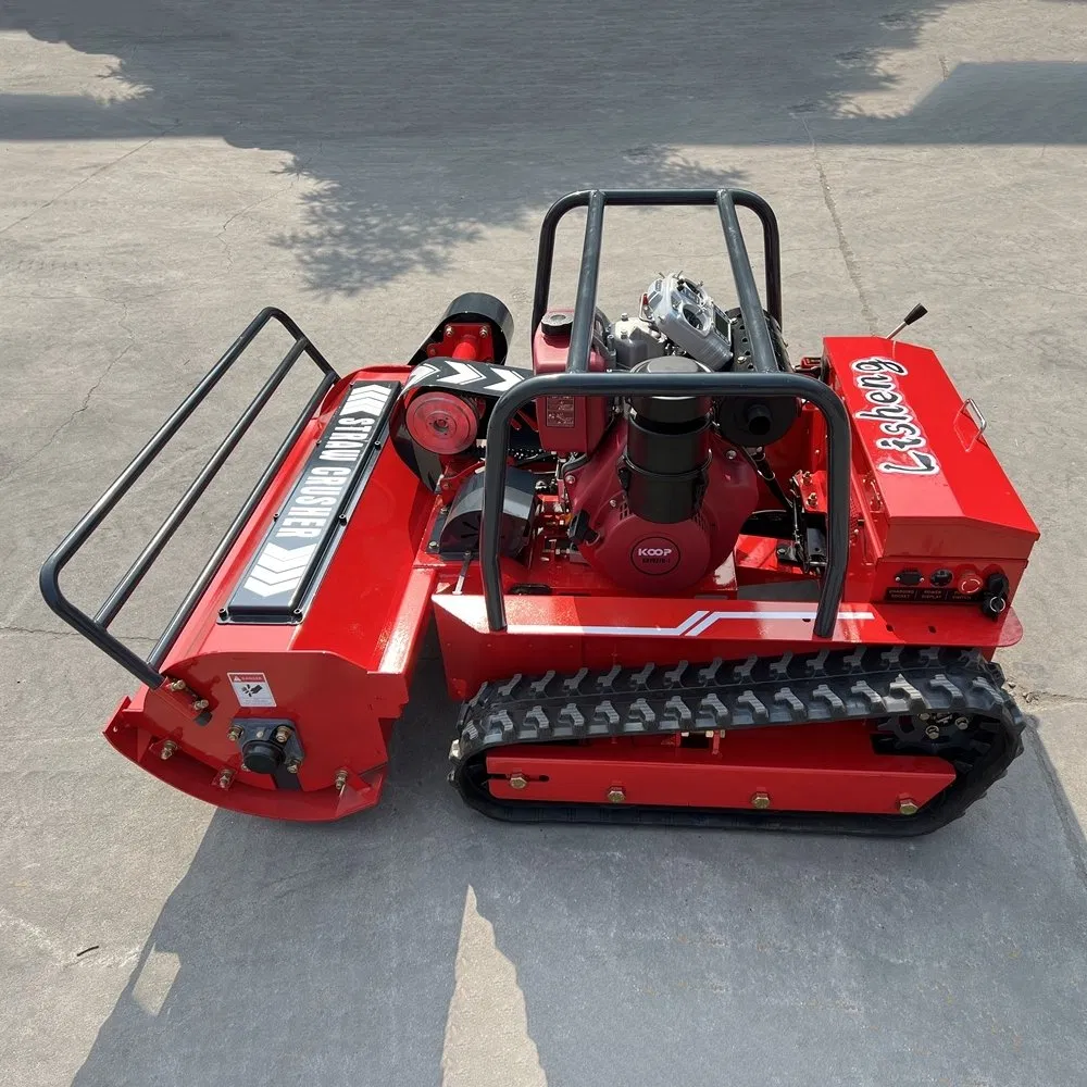 High Performance AMD R80 Diesel Garden Remote Control Lawn Mover/RC Flail Mower/Cralwer/Remote Mower/RC Mower/Mower Mulcher/All Terrain Mower/Brush Cutter Mower