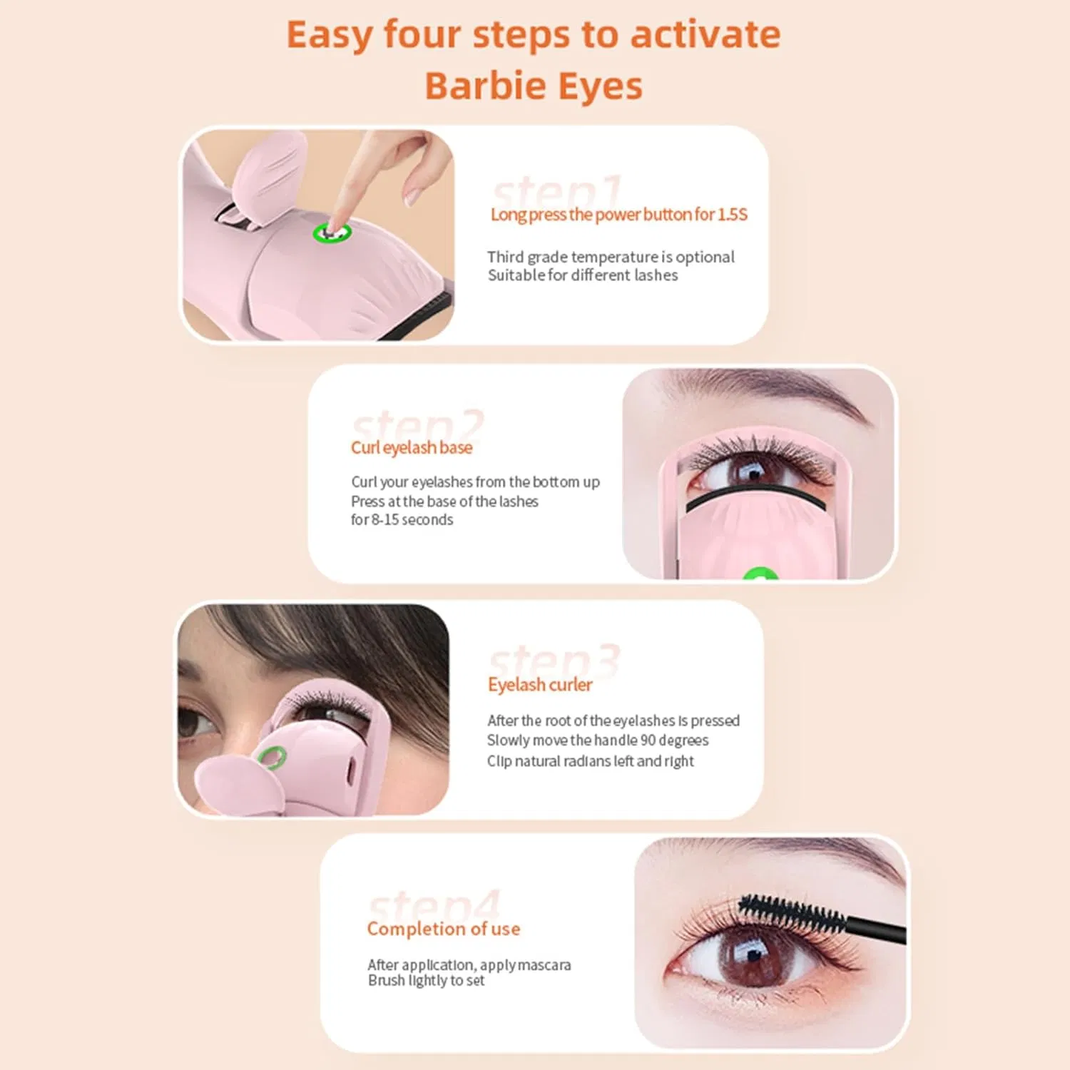 Professional Heated Eyelash Appliance for Perfect Makeup Every Time