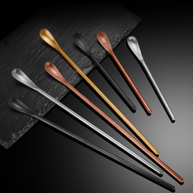 Japanese Coffee Ice Spoon Honey Blending Long Handle Spoon