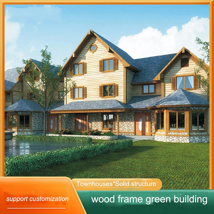 European Townhouse Prefabricated Wooden Houses Prices Modular Building Prefabricated Houses for Sale