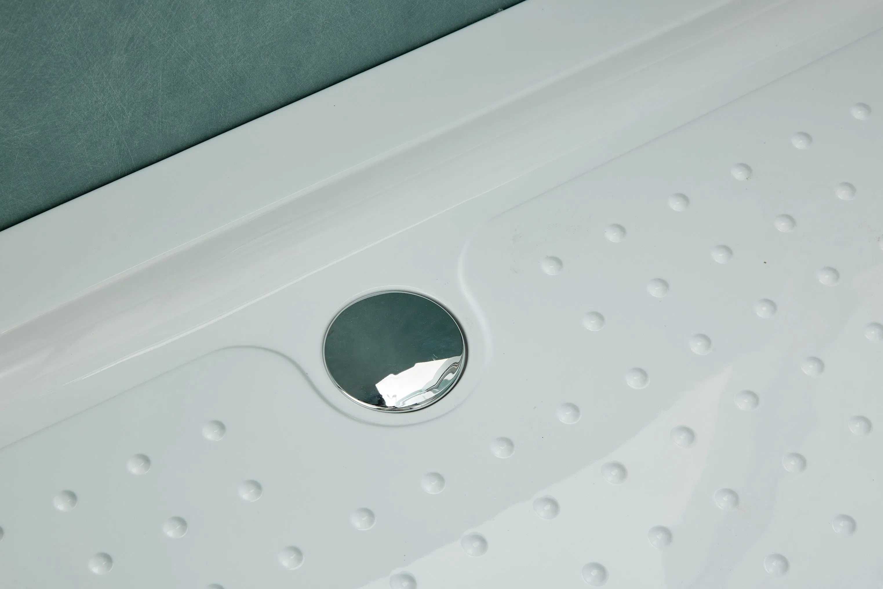 Pure White Square Acrylic Bathroom Shower Base for Shower Enclosure