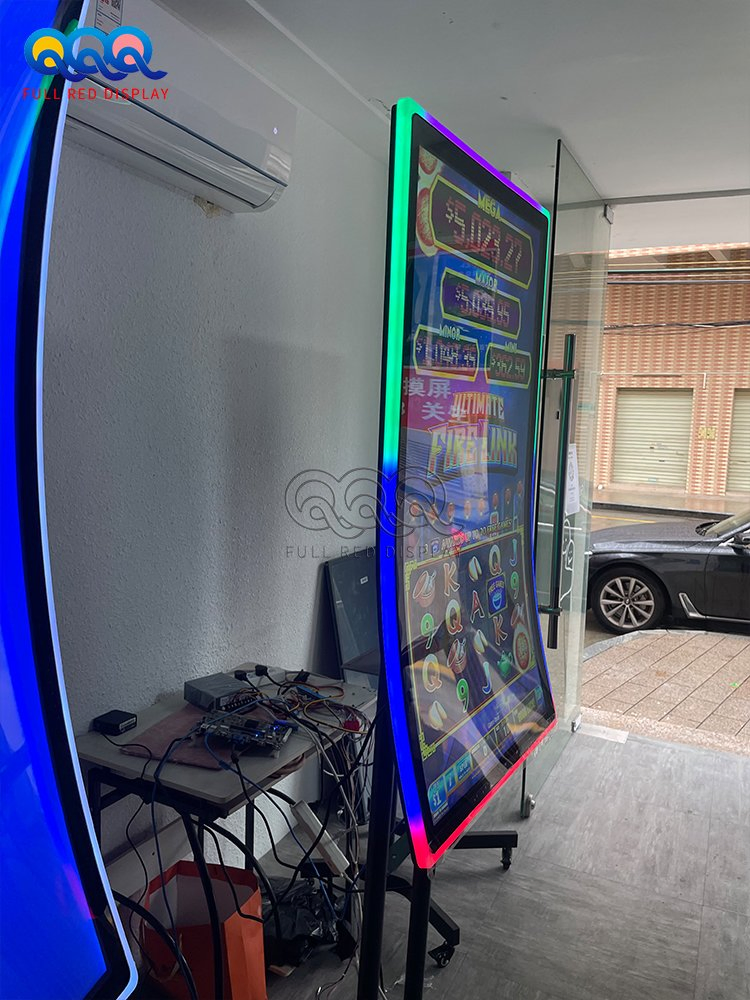 High Quality Bally Jackpot Casino 43 Inch Gaming Acrylic Light J Monitor J Game Monitor Curve Touch Screen Monitor for Slot Machine