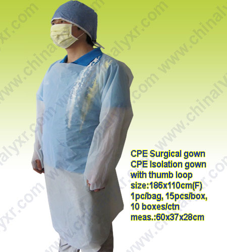 New Design Disposable PE Apron Homeuse