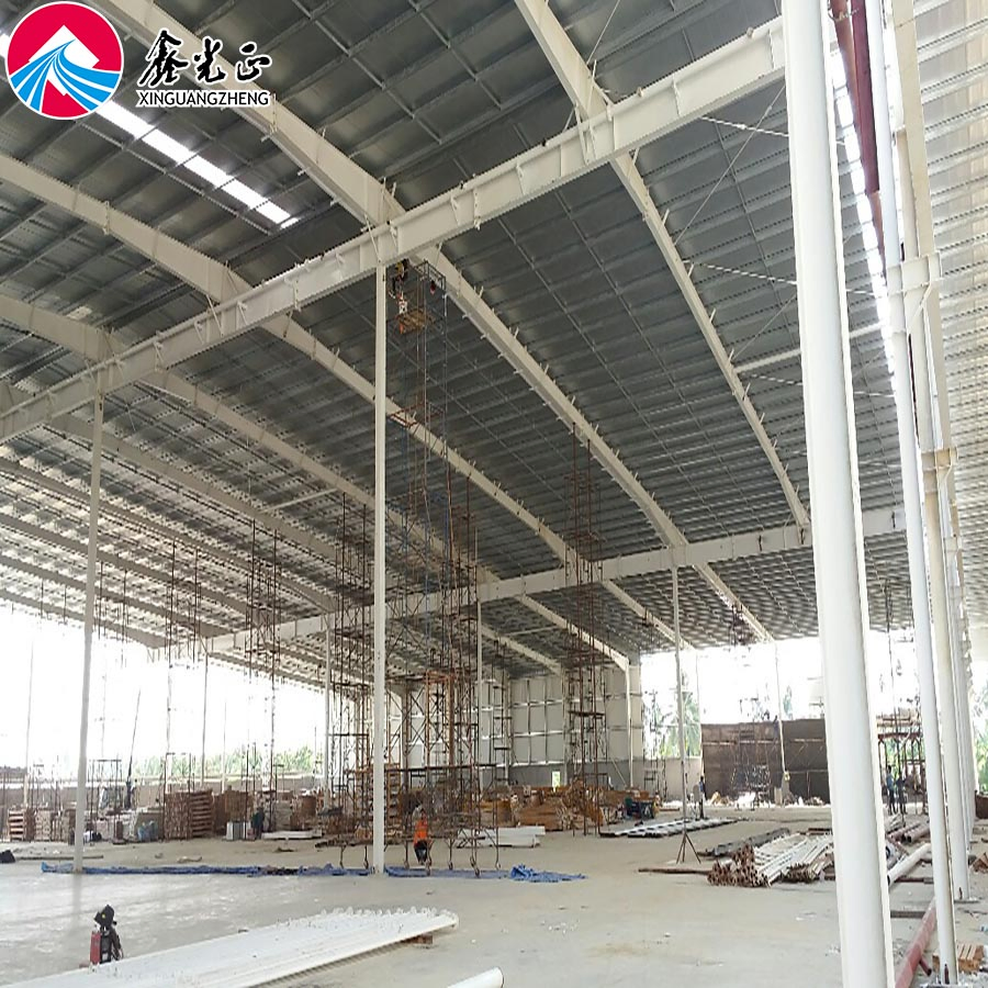 Welded H Section Beam and Column Steel Structure Building Material