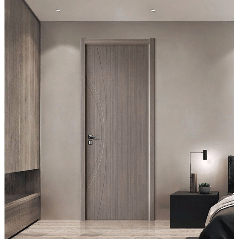 Oufei Durable WPC Interior Door with High Quality and Custom Size for Bathroom