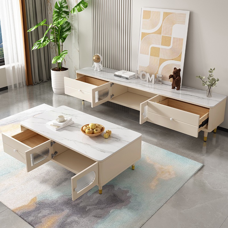 Комплект мебели для гостиной деревянный шкаф тумба под ТВ столик