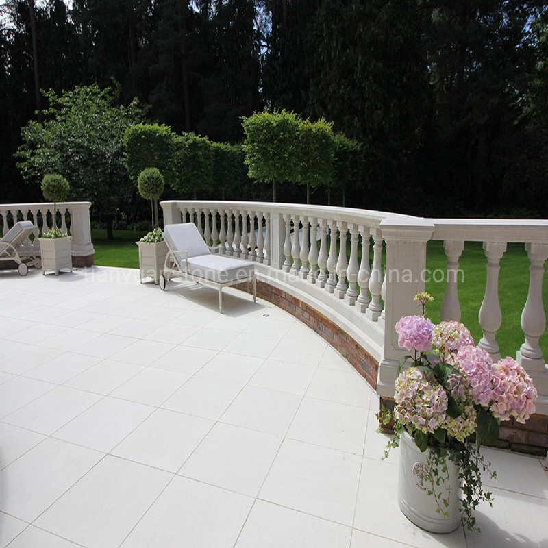 Natural Yellow Sandstone Balustrade/Bridge Railling Stone/Stair Safety Handrail