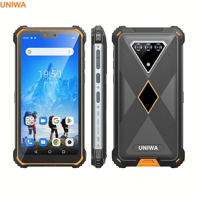 Защищённый смартфон UNIWA G85 с батареей 10000 мАч