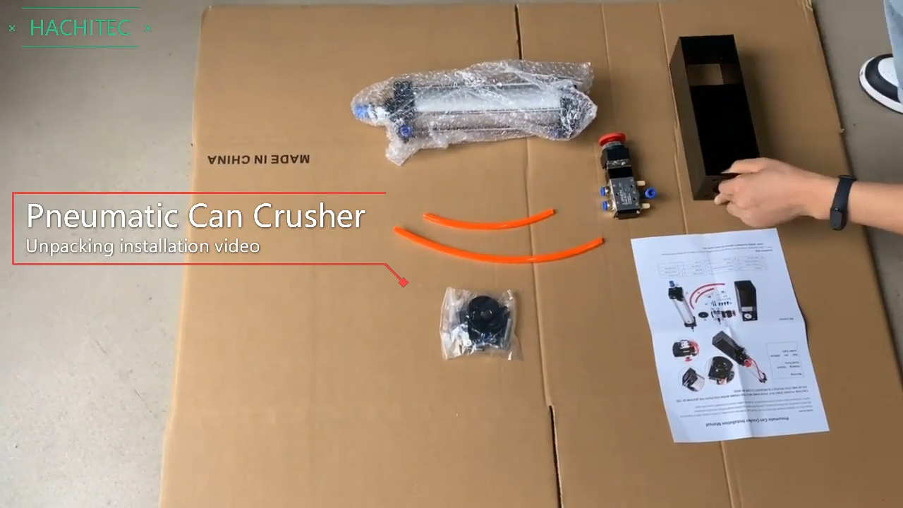 Пневматический алюминиевый пресс для банок