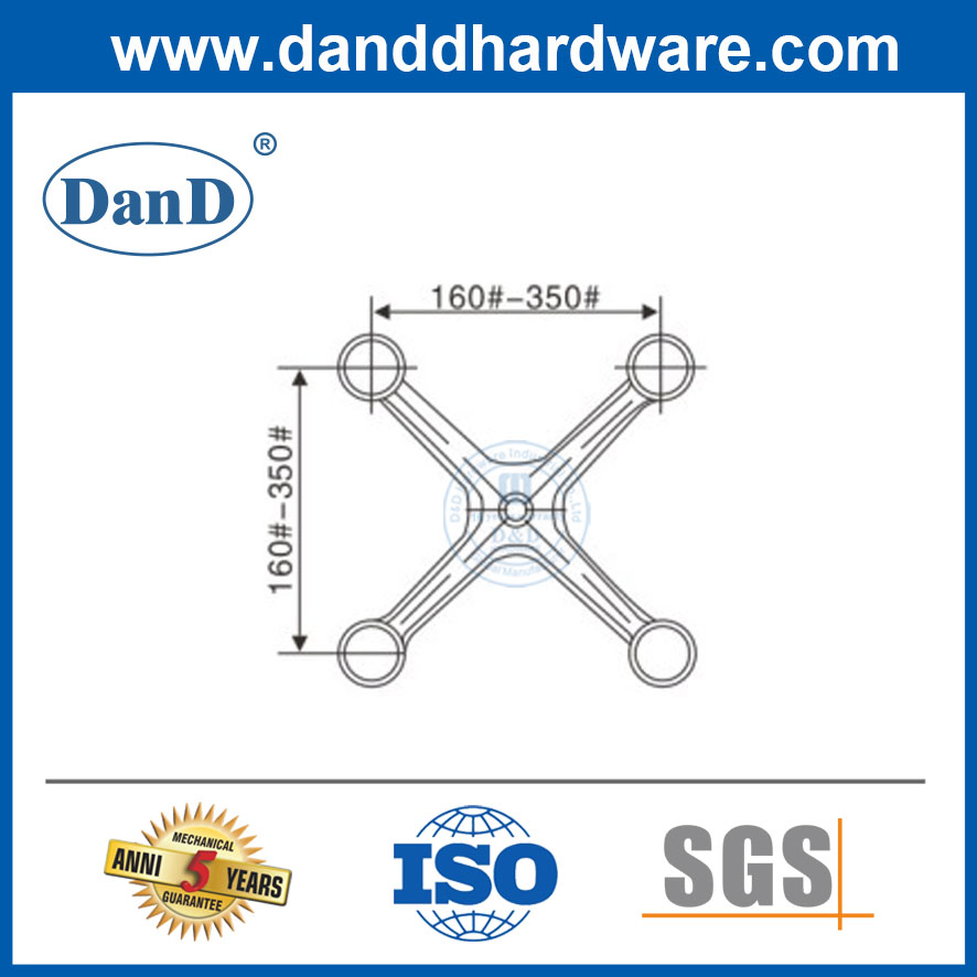 Wholesale Stainless Steel Glass Clamp Clip Wall Spider Building Spider