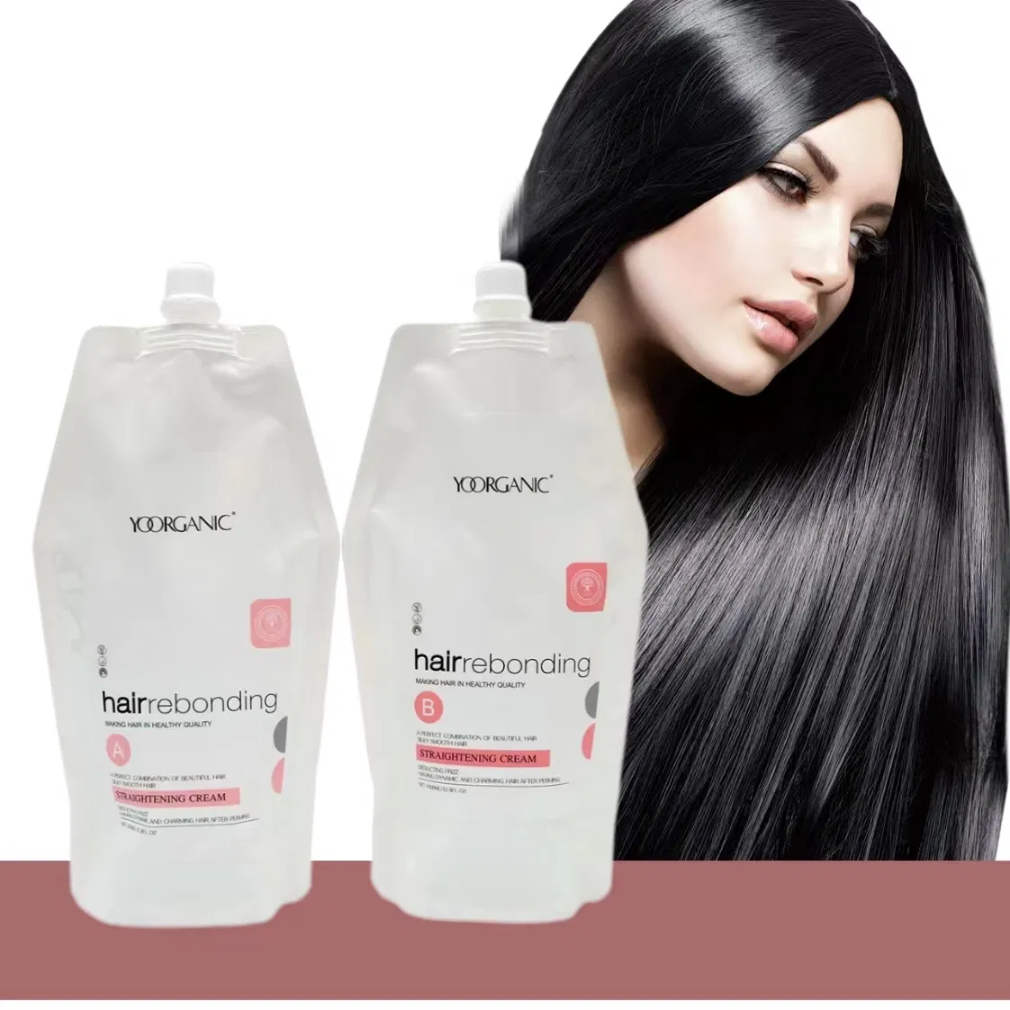 Permanent Hair Straightening Rebonding Cream Professional Salon Straight