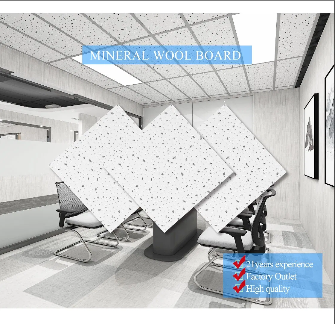 Acoustic Decorative False Ceiling Acoustic Mineral Fiber Ceiling Board