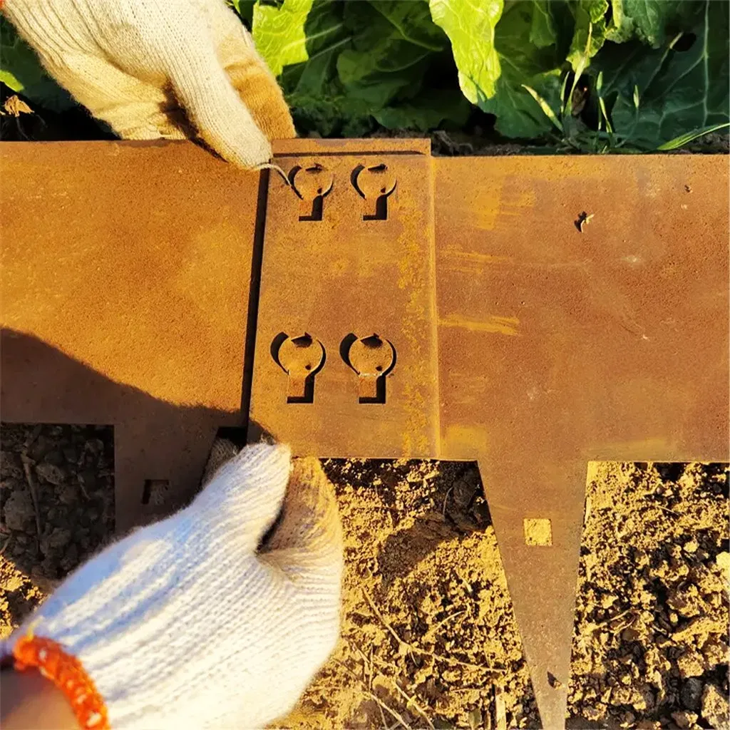 Corten Steel Garden Weather-Resistant Flexible Metal Border for Home Yards Decor Pre-Rusted