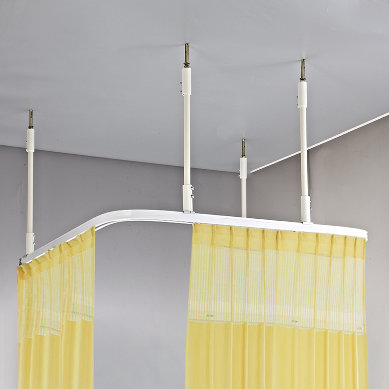 Factory Direct Bendable Ceiling Hospital Curtain Rail Track