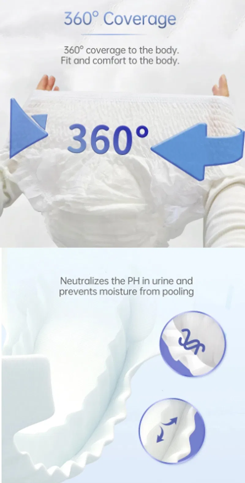 High Absorption Disposable Diapers Adult Diapers Under Pads with Cheaper Price