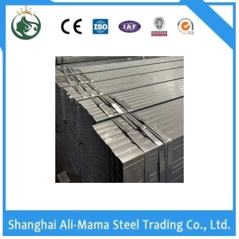 Factory Price Black Hollow Sectio Q235 Square Metal Annealed Black Square Carbon Steel Pipe Tube
