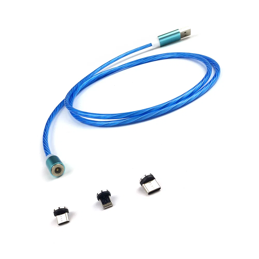 USB-кабель для зарядки с цветной LED-подсветкой