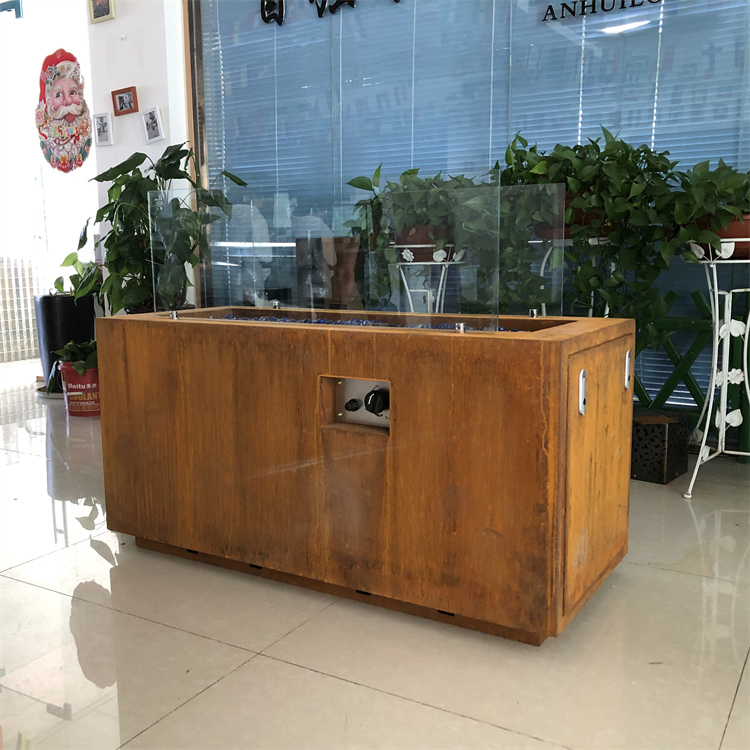 Metal Propane Fire Pit Fire Bowl Gas Corten Fire Table