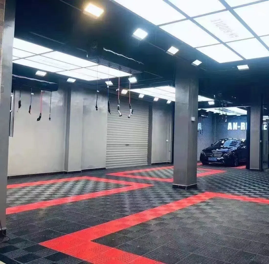 Модульная напольная плитка для гаража, противоскользящая