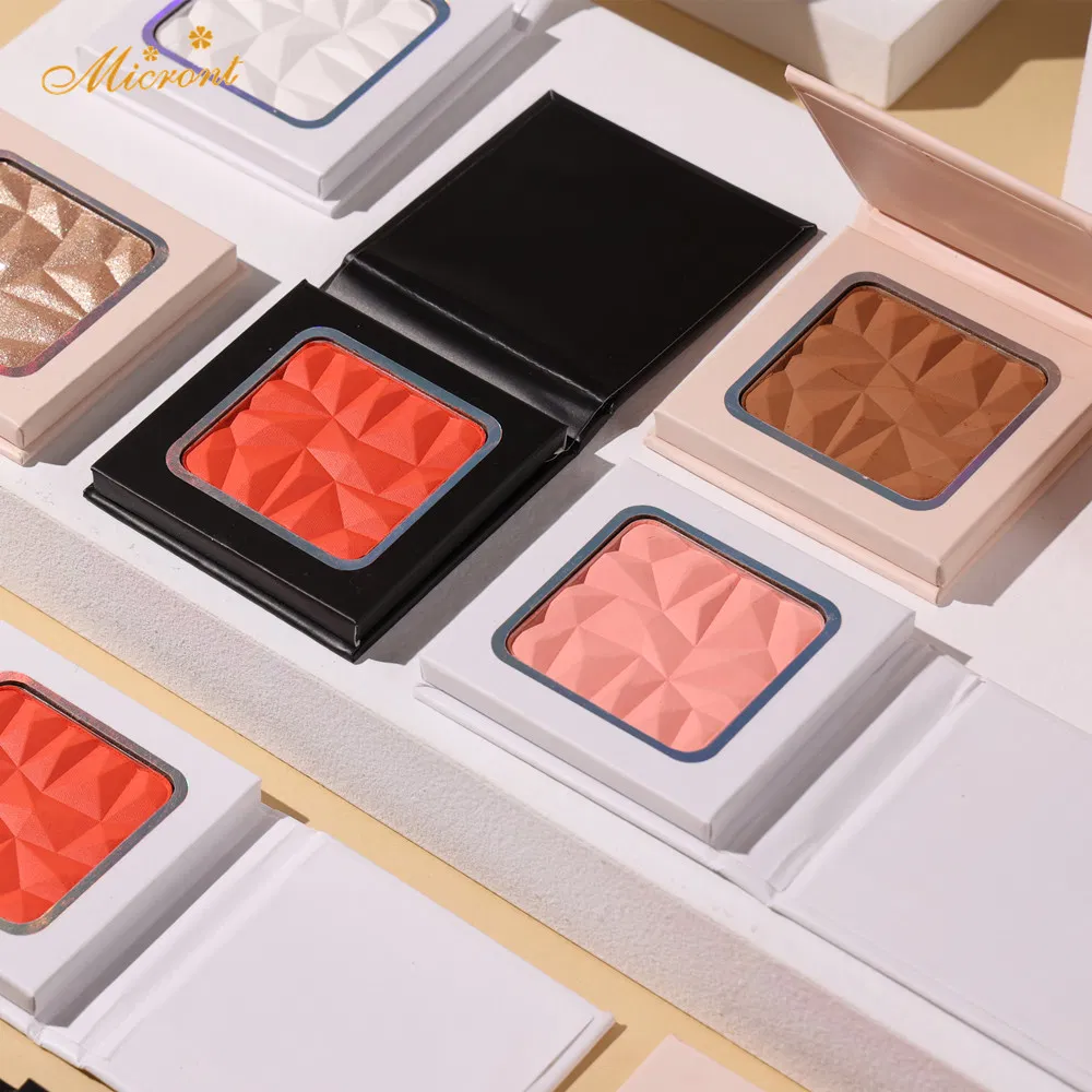 Multicolored Sparkly Diamonds Bloom Facial Powder Blush Ginger Rouge Cosmetic Powder