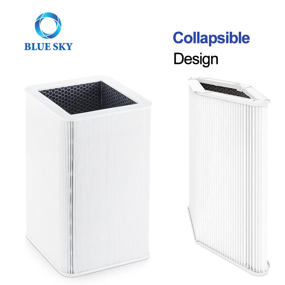 Blue Pure 121 Replacement HEPA Particle and Activated Carbon Filter for Blueair Blue Pure 121 Air Purifier
