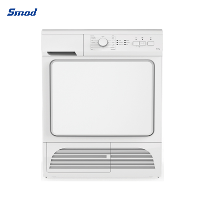 Home Electrice Condenser Drying 8kg Front Loading Clothes Dryer Machine