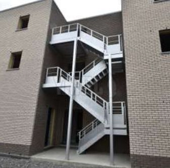 Simple Steel Staircase and Ramps/Factory Welded Connection/Customized Size